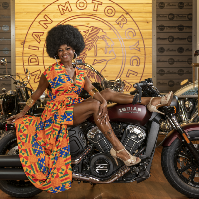 Motoblot 2021 Pin-Up Contest Winner - Mz Coco Chelle Nell